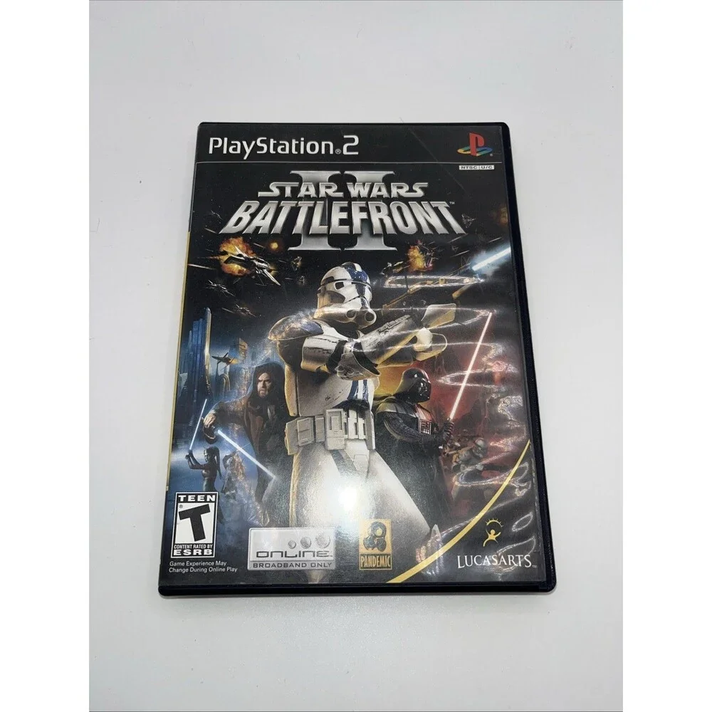 Star Wars Battlefront 2 - Sony PlayStation 2 CIB Tested Working